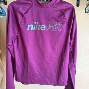 Nike Purple Long Sleeve Top